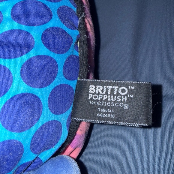 Colorful Patchwork Stuffed Bear - Picture 3 of 3